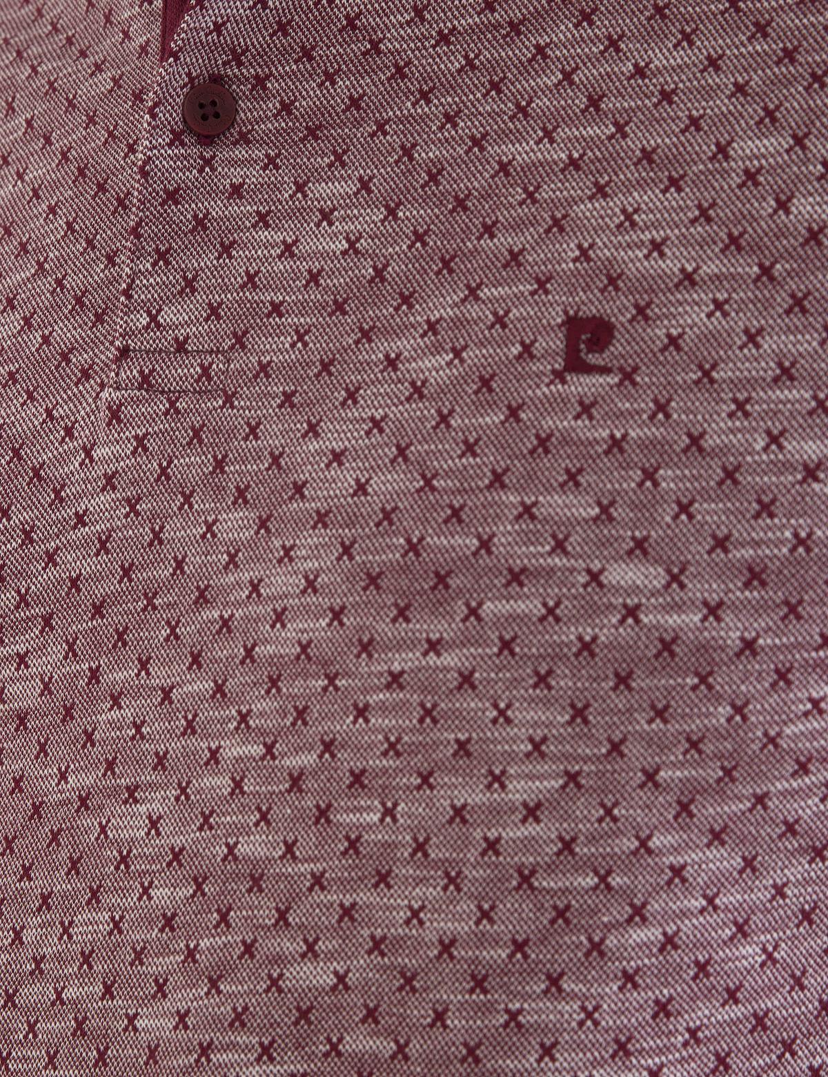 Bordo Slim Fit Polo Yaka Tişört - 50185875021