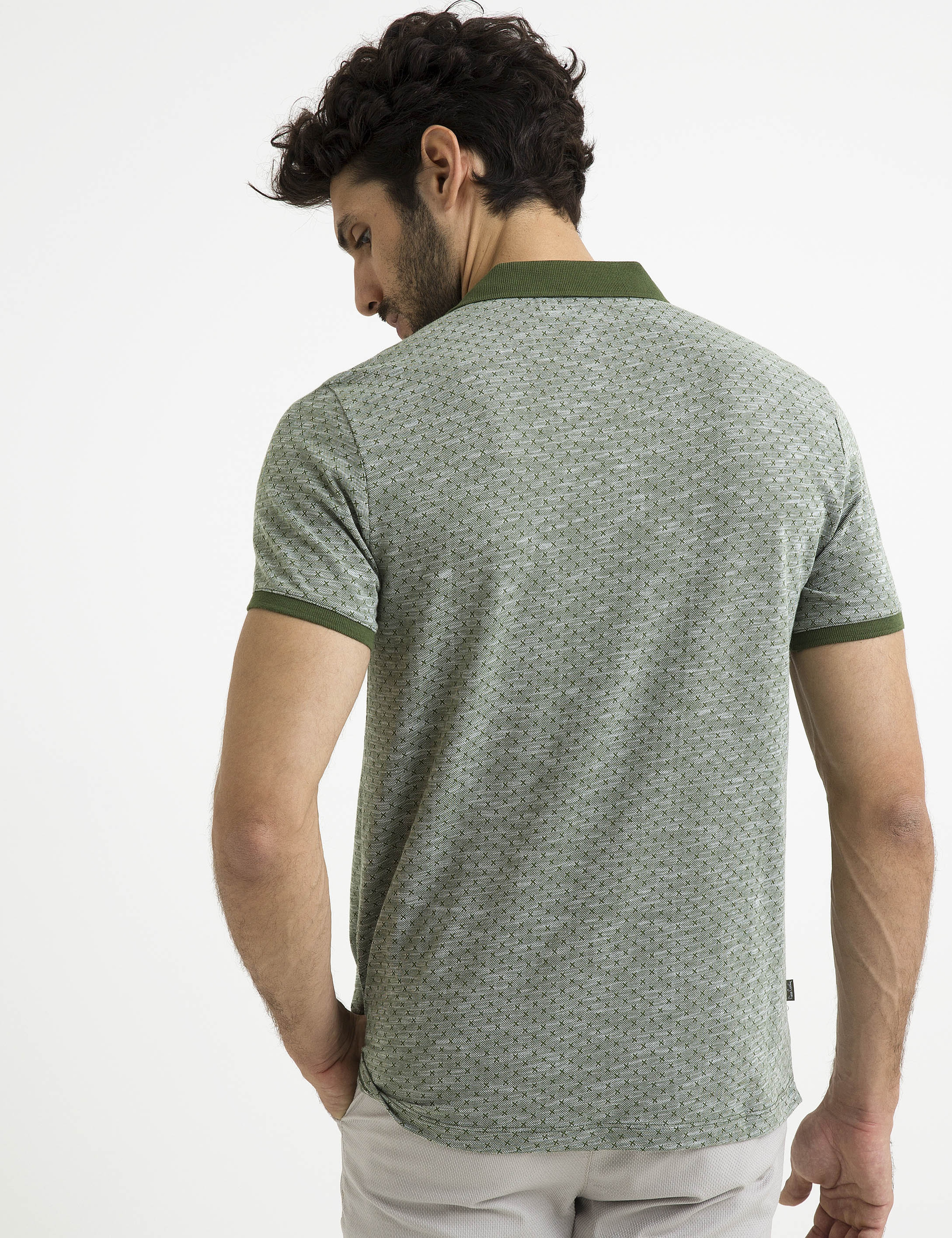 Yeşil Slim Fit Tişört