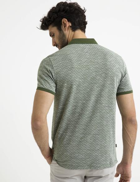 Yeşil Slim Fit Tişört - 50185875037