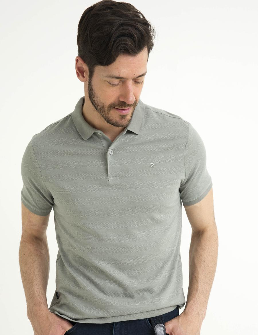 Açık Gri Slim Fit Tişört