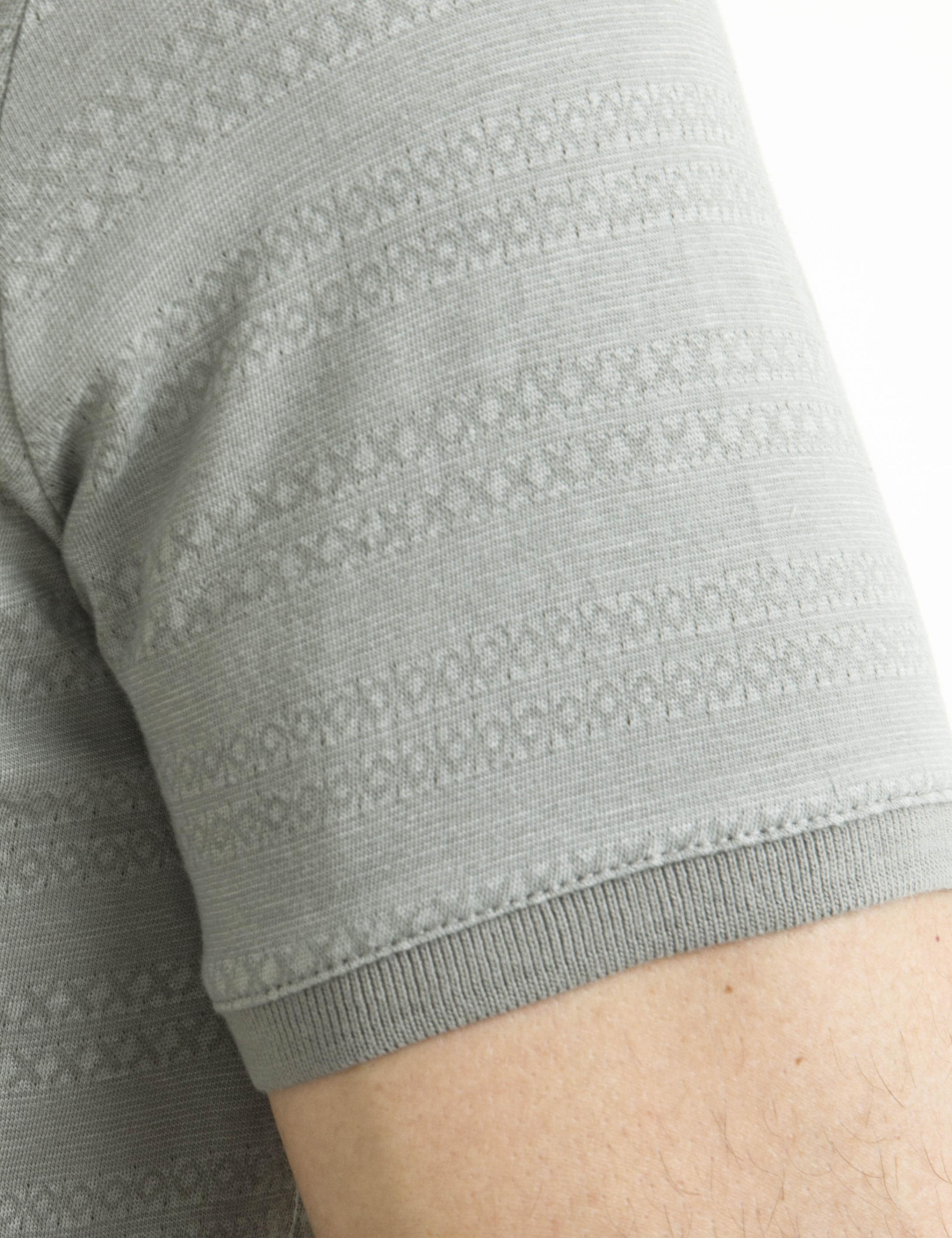 Açık Gri Slim Fit Tişört