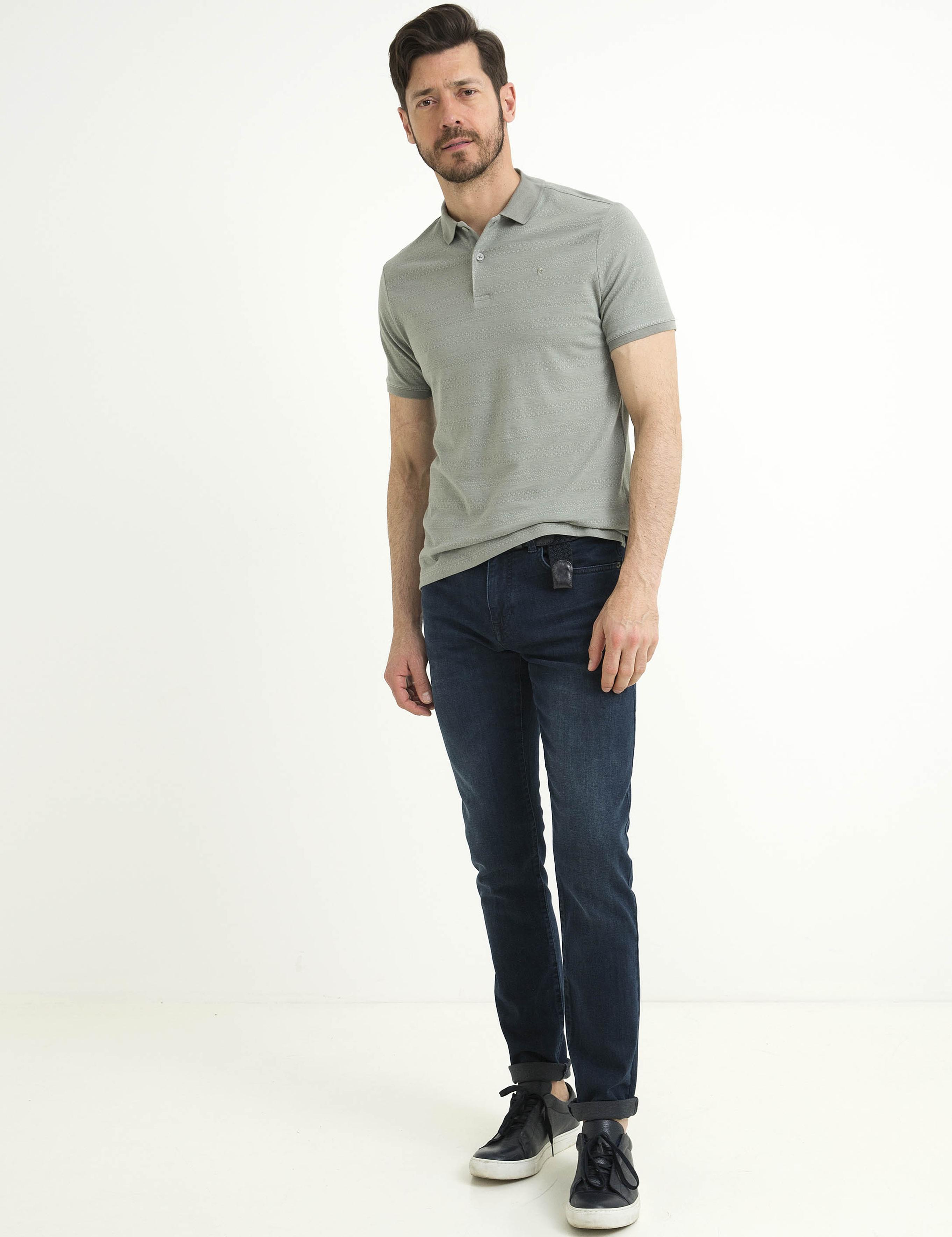 Açık Gri Slim Fit Tişört