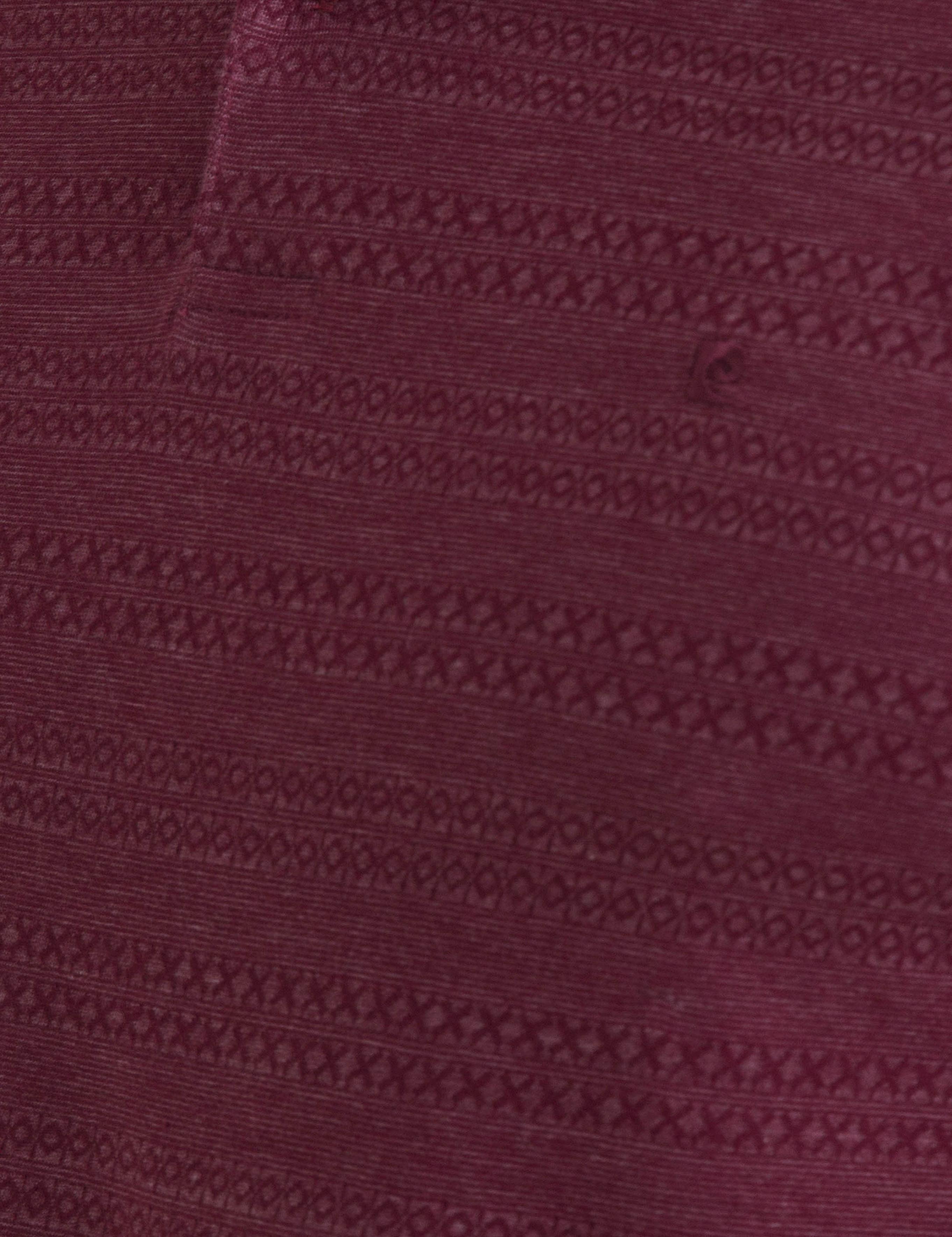 Bordo Slim Fit Tişört