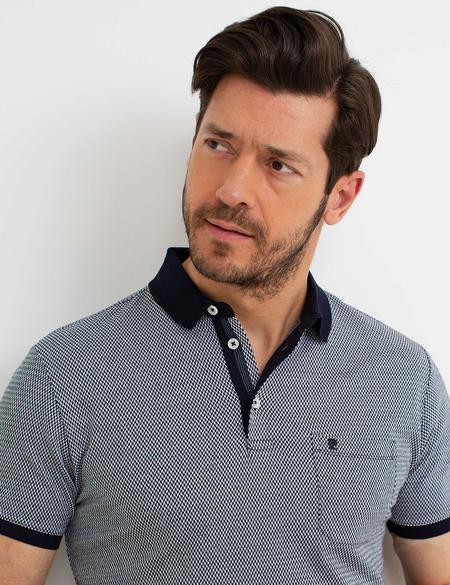 Lacivert Regular Fit Tişört - 50185879019