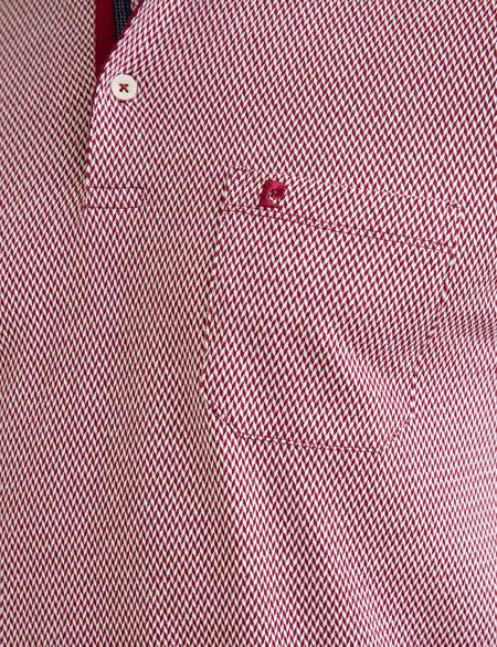 Bordo Regular Fit Polo Yaka Tişört - 50185879041