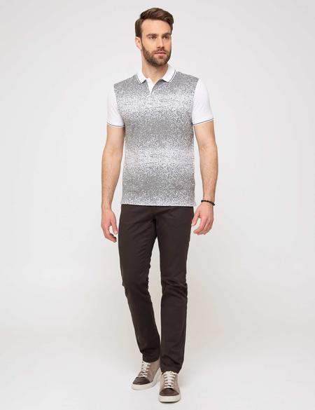 Beyaz Slim Fit Tişört - 50185908053