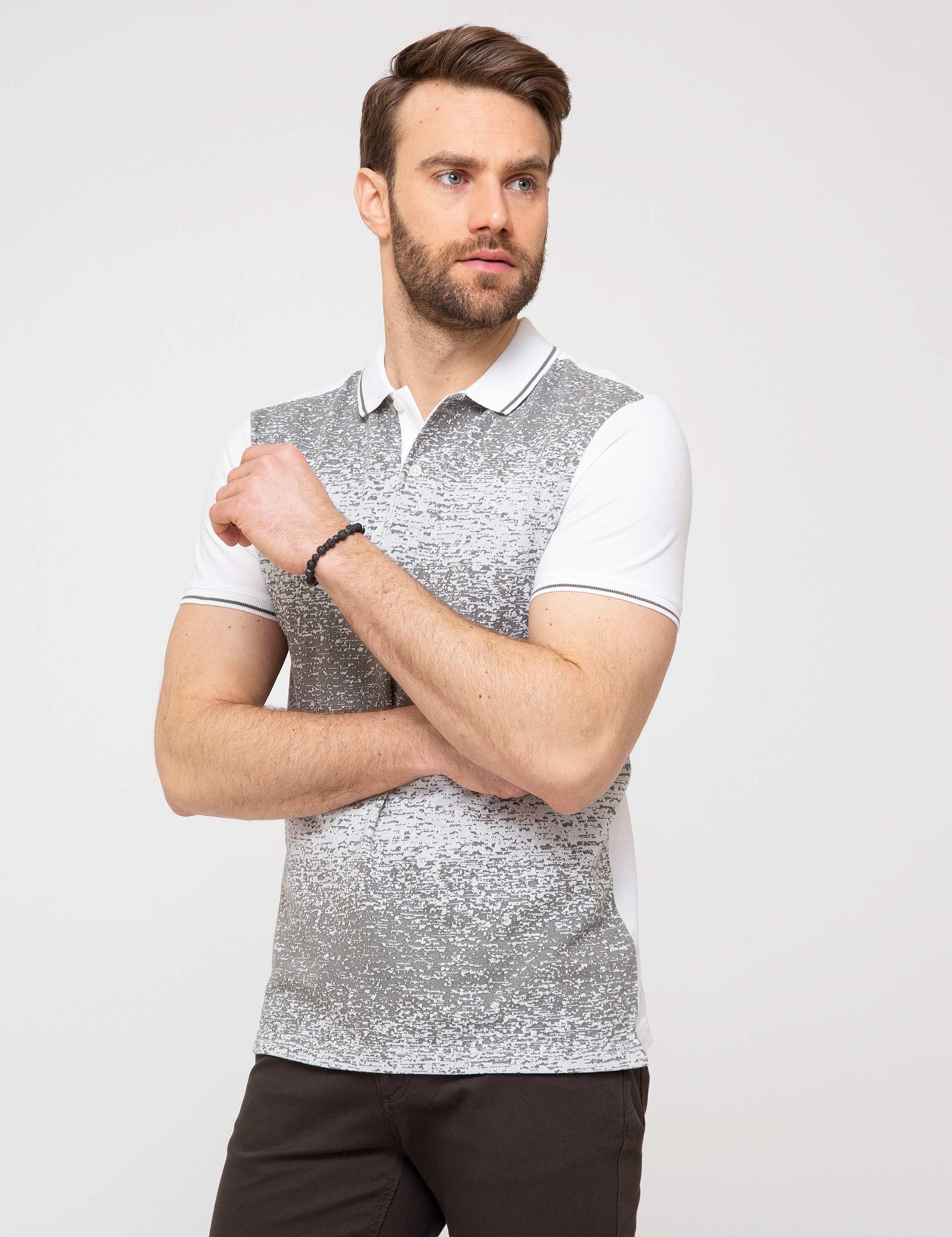 Beyaz Slim Fit Tişört