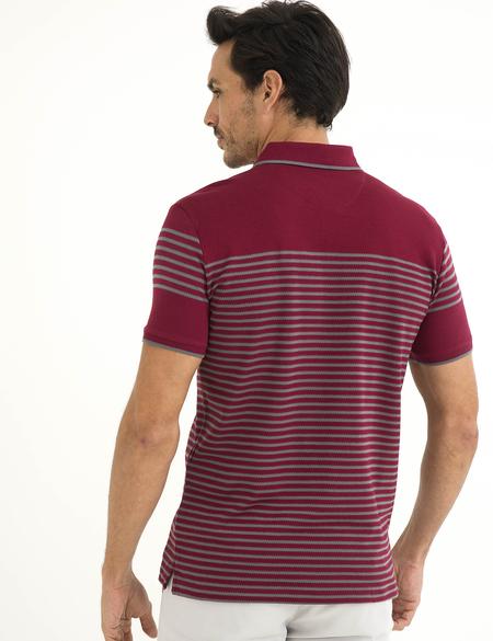 Bordo Slim Fit Tişört - 50185913002