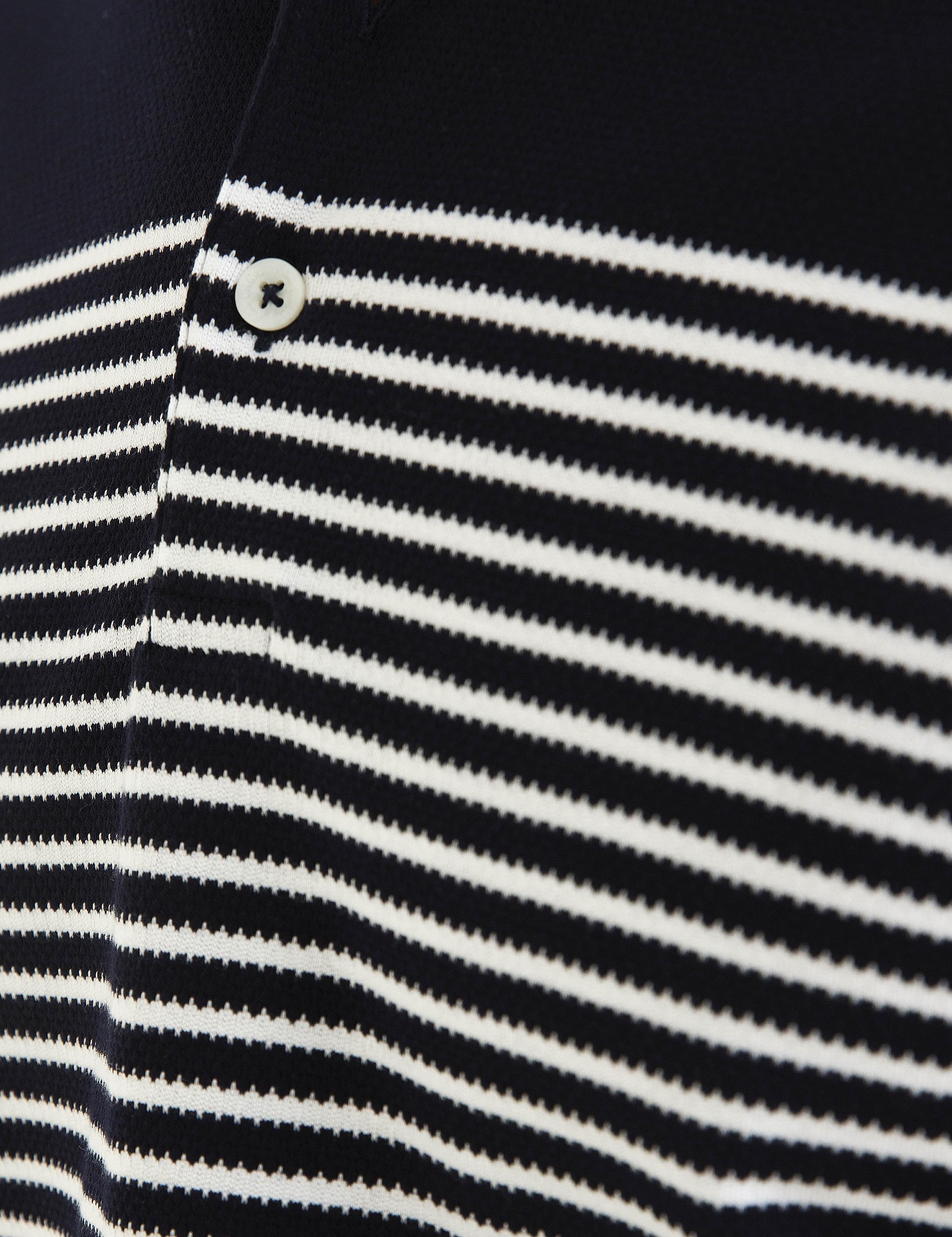 Lacivert Slim Fit Polo Yaka T-Shirt