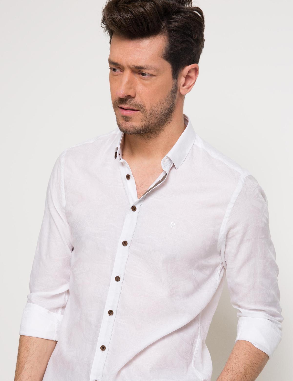 Beyaz Slim Fit Gömlek