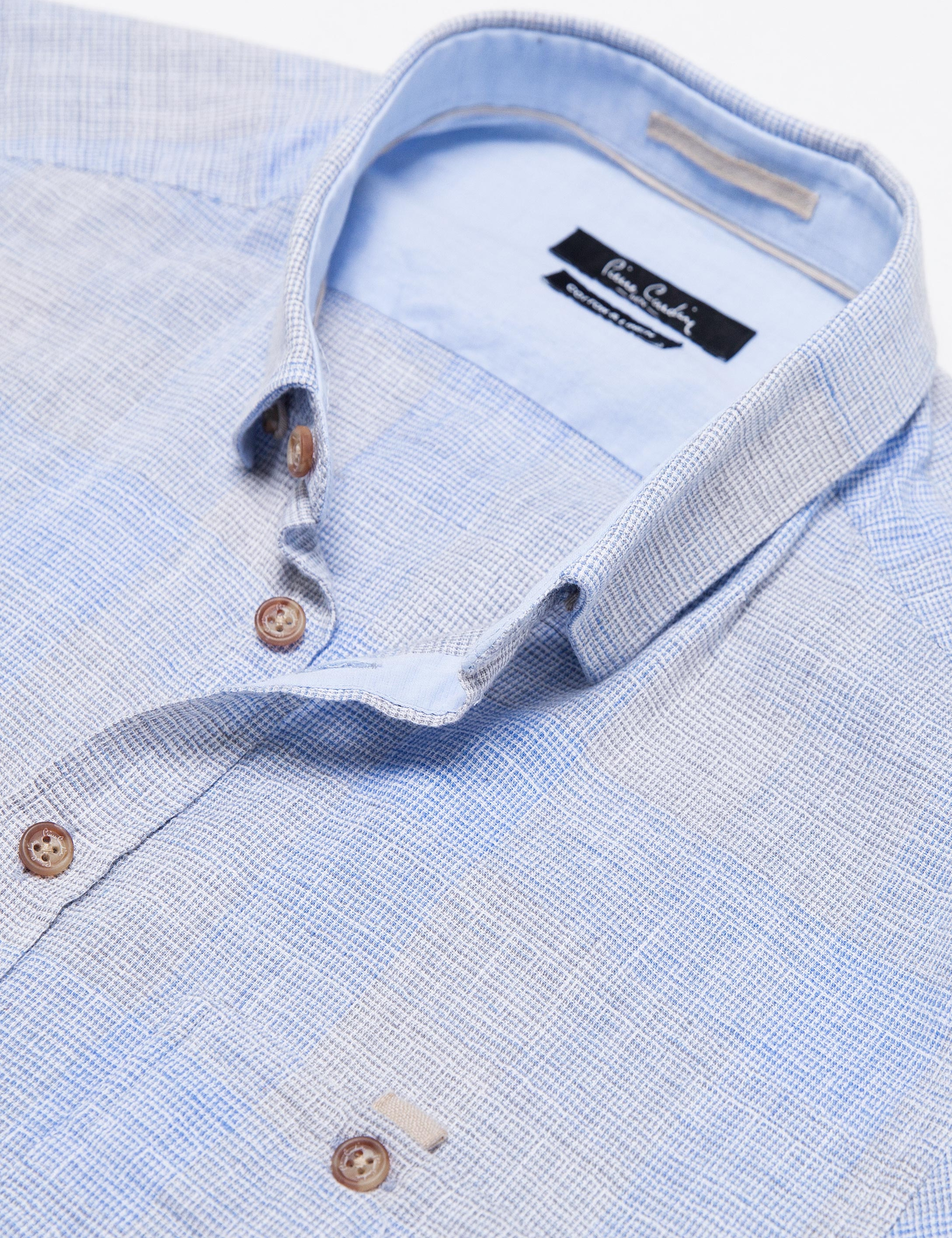 Mavi Slim Fit Gömlek