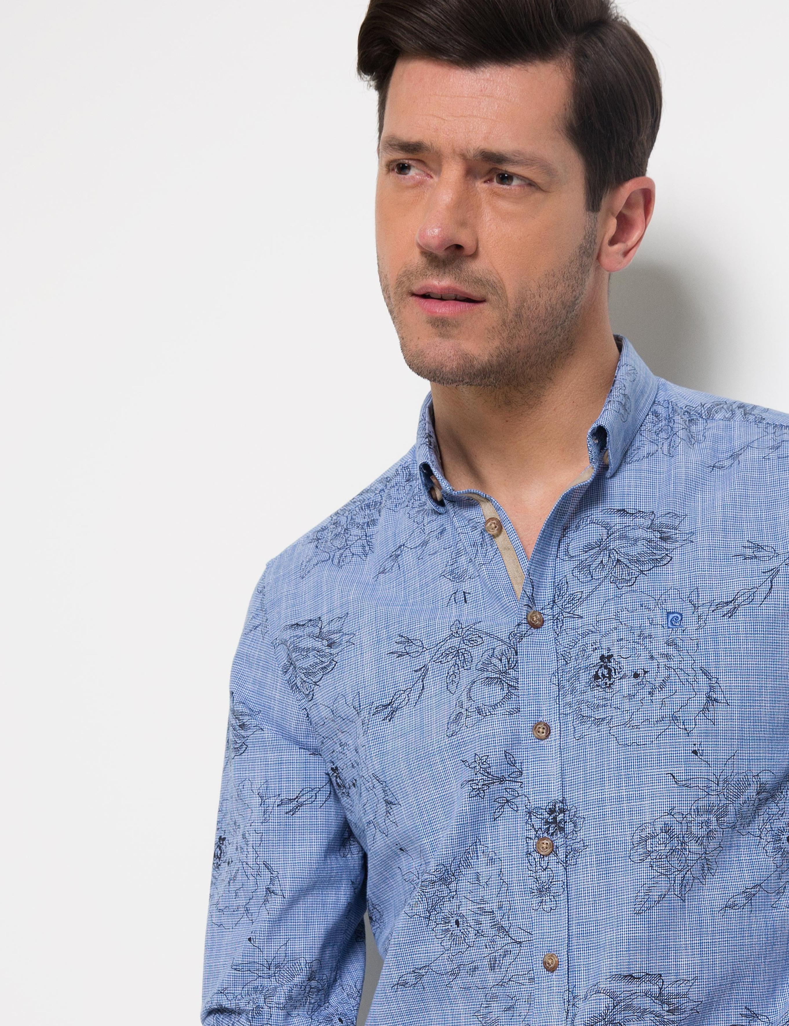 Mavi Slim Fit Gömlek