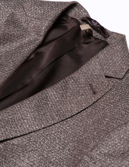 Kahverengi Slim Fit Ceket - 50186183042