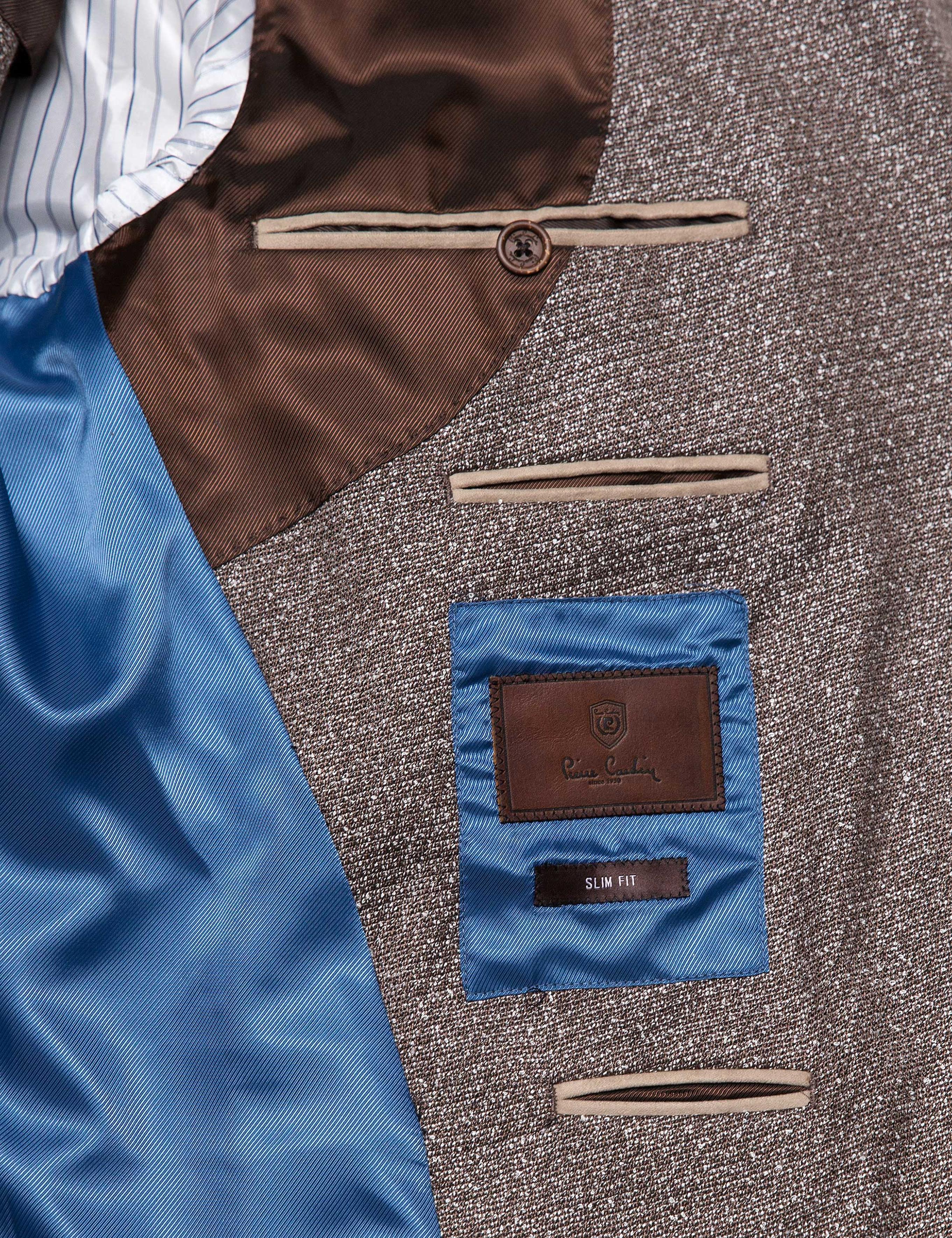 Kahverengi Slim Fit Ceket