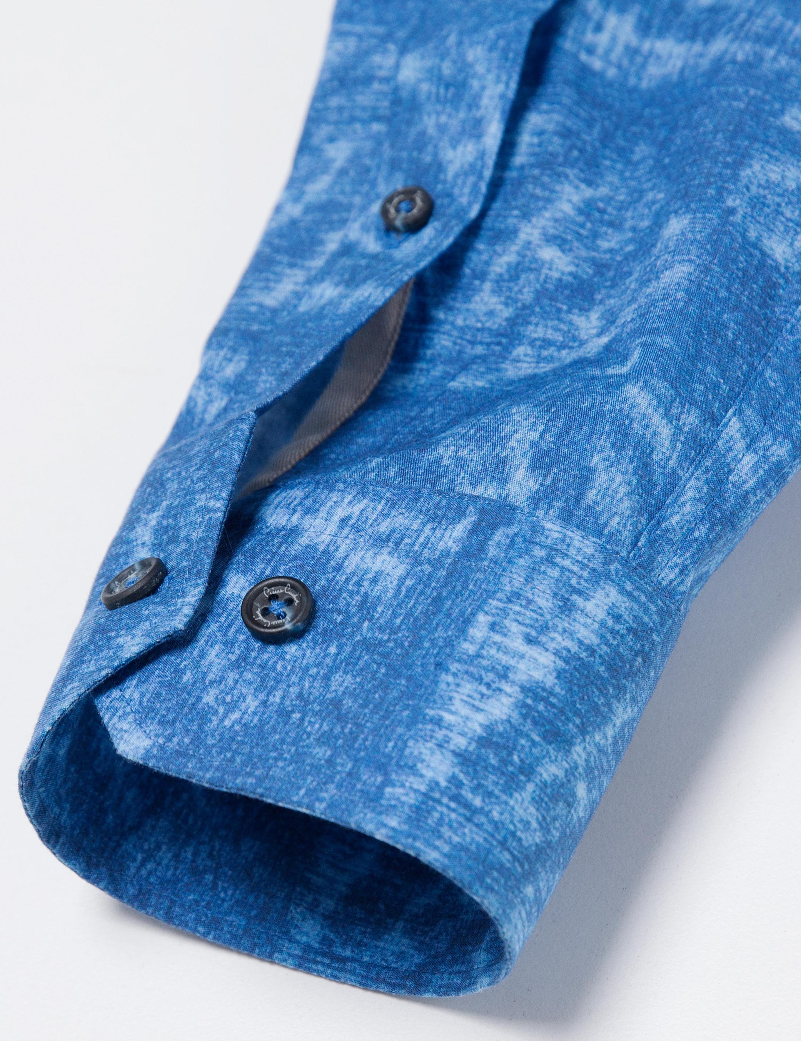 Mavi Slim Fit Uzun Kollu Gömlek