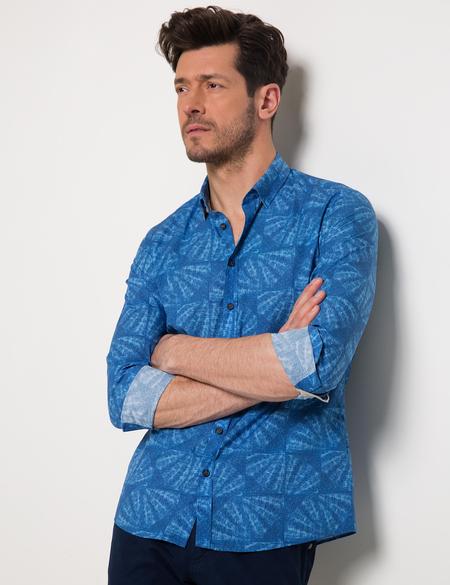 Mavi Slim Fit Uzun Kollu Gömlek - 50186196007