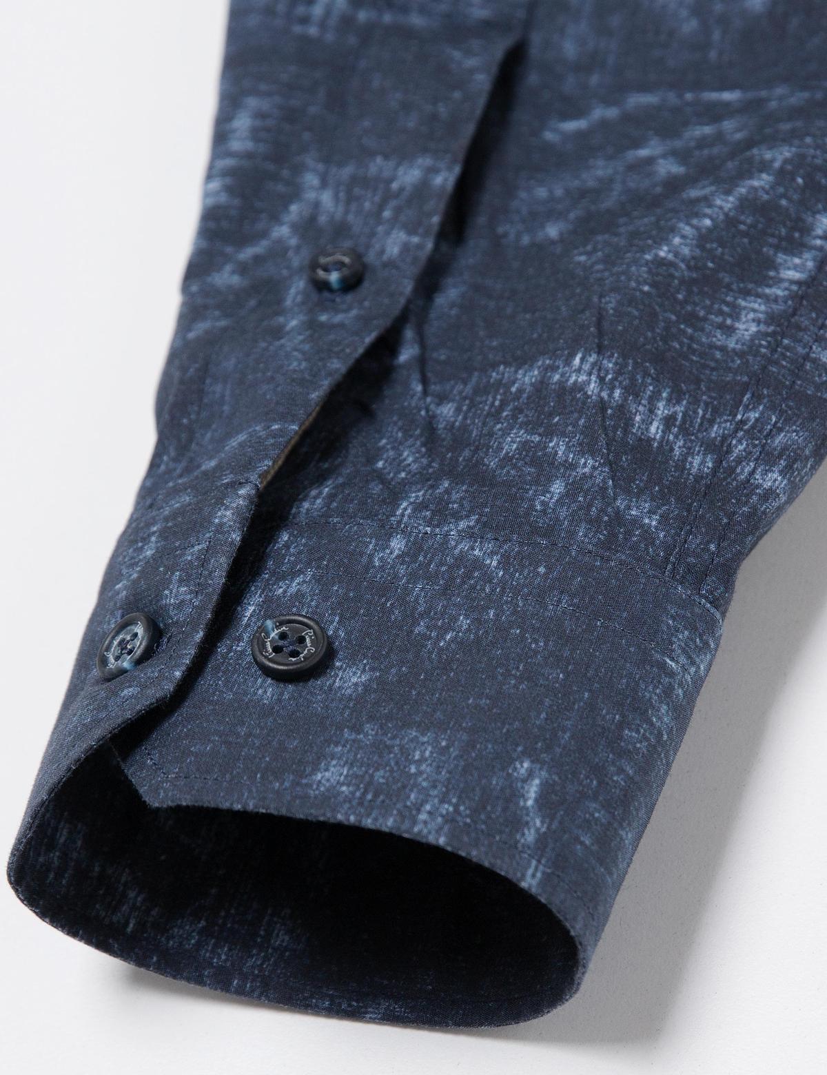 Lacivert Slim Fit Gömlek - 50186196014