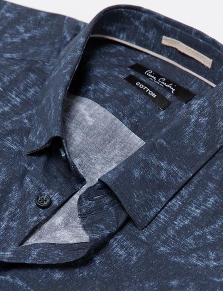 Lacivert Slim Fit Gömlek - 50186196014