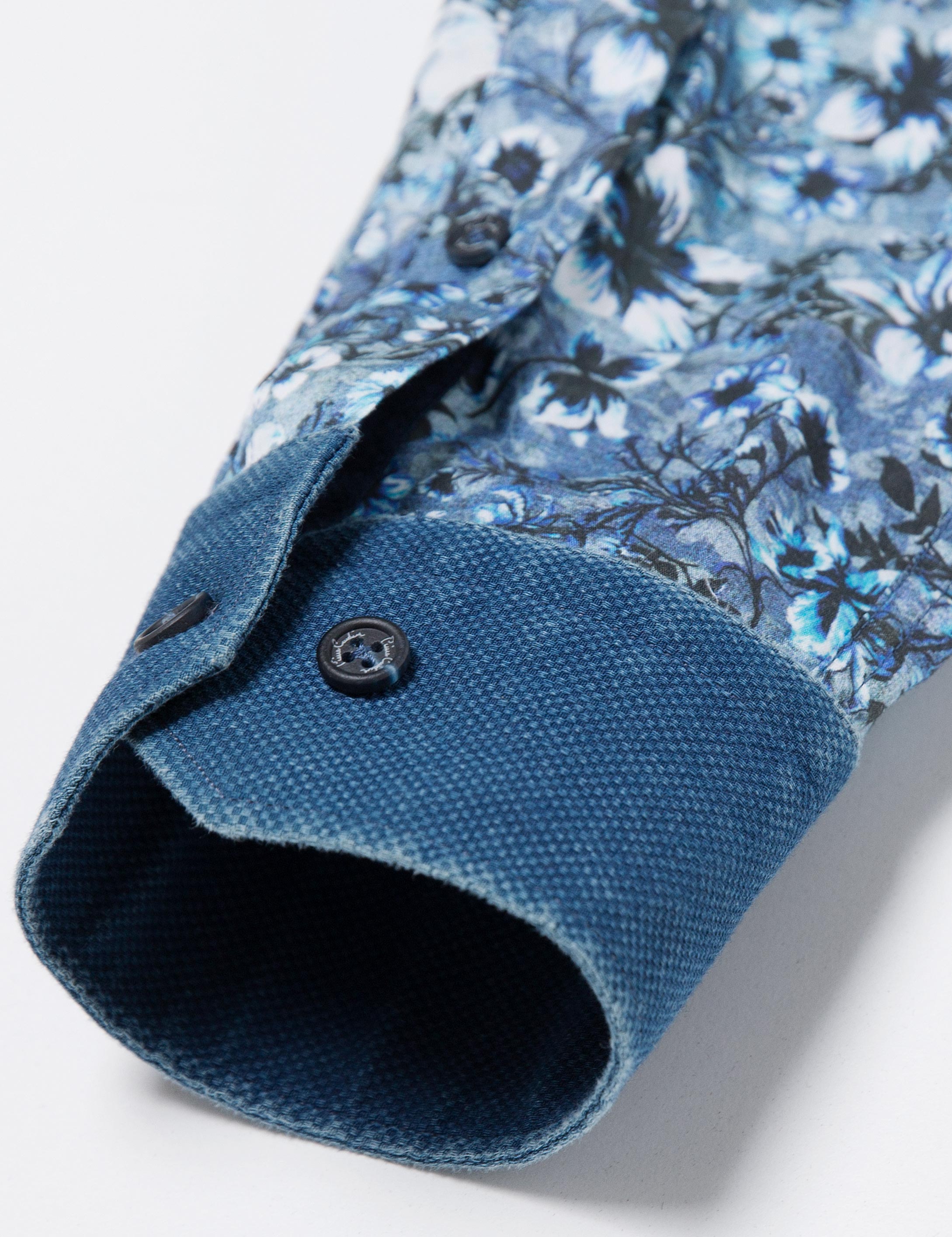 Lacivert Slim Fit Gömlek