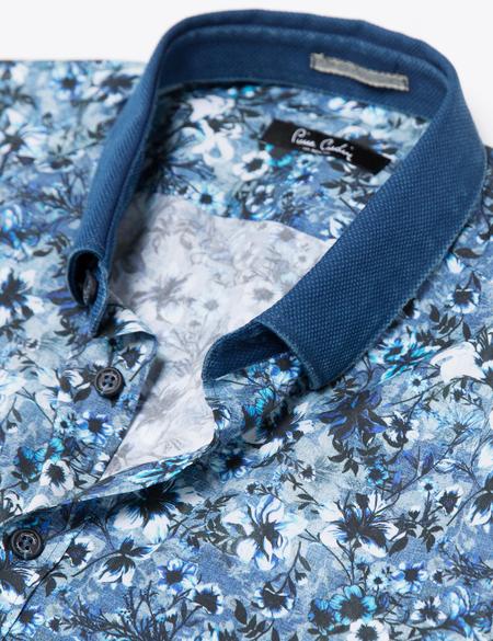 Lacivert Slim Fit Gömlek - 50186200007