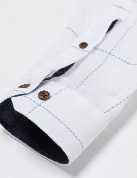 Beyaz Slim Fit Gömlek - 50186224016