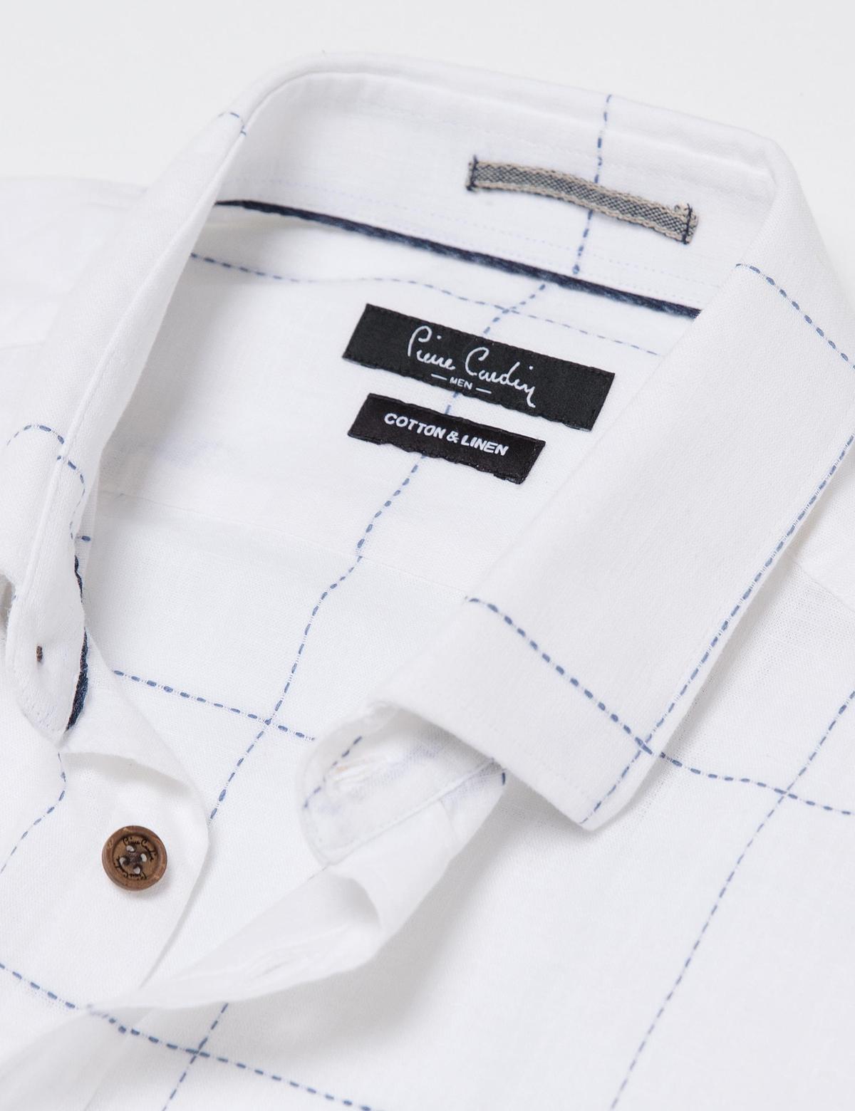 Beyaz Slim Fit Gömlek - 50186224016