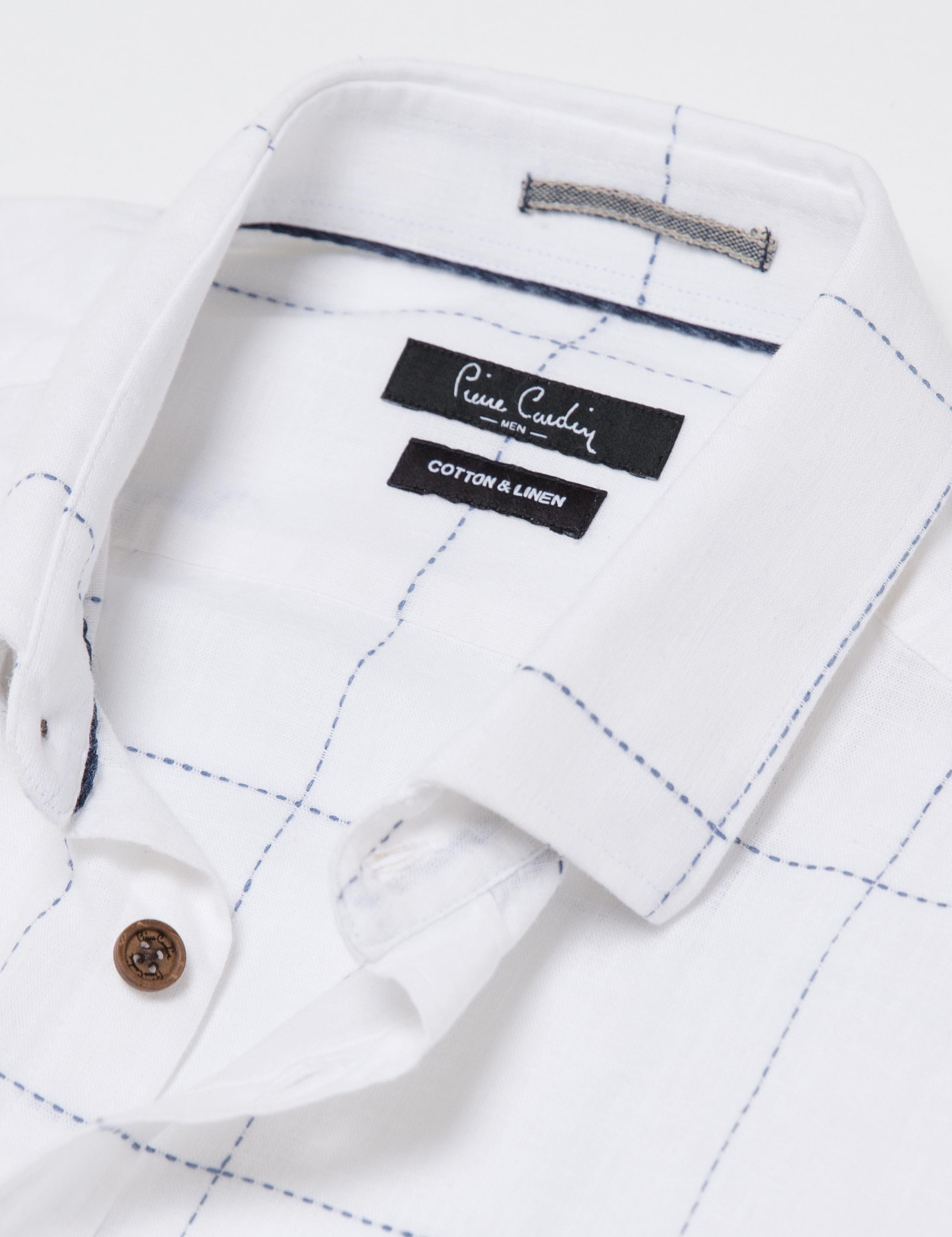 Beyaz Slim Fit Gömlek - Image 3