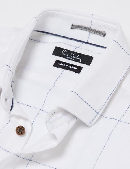 Beyaz Slim Fit Gömlek - 50186224016