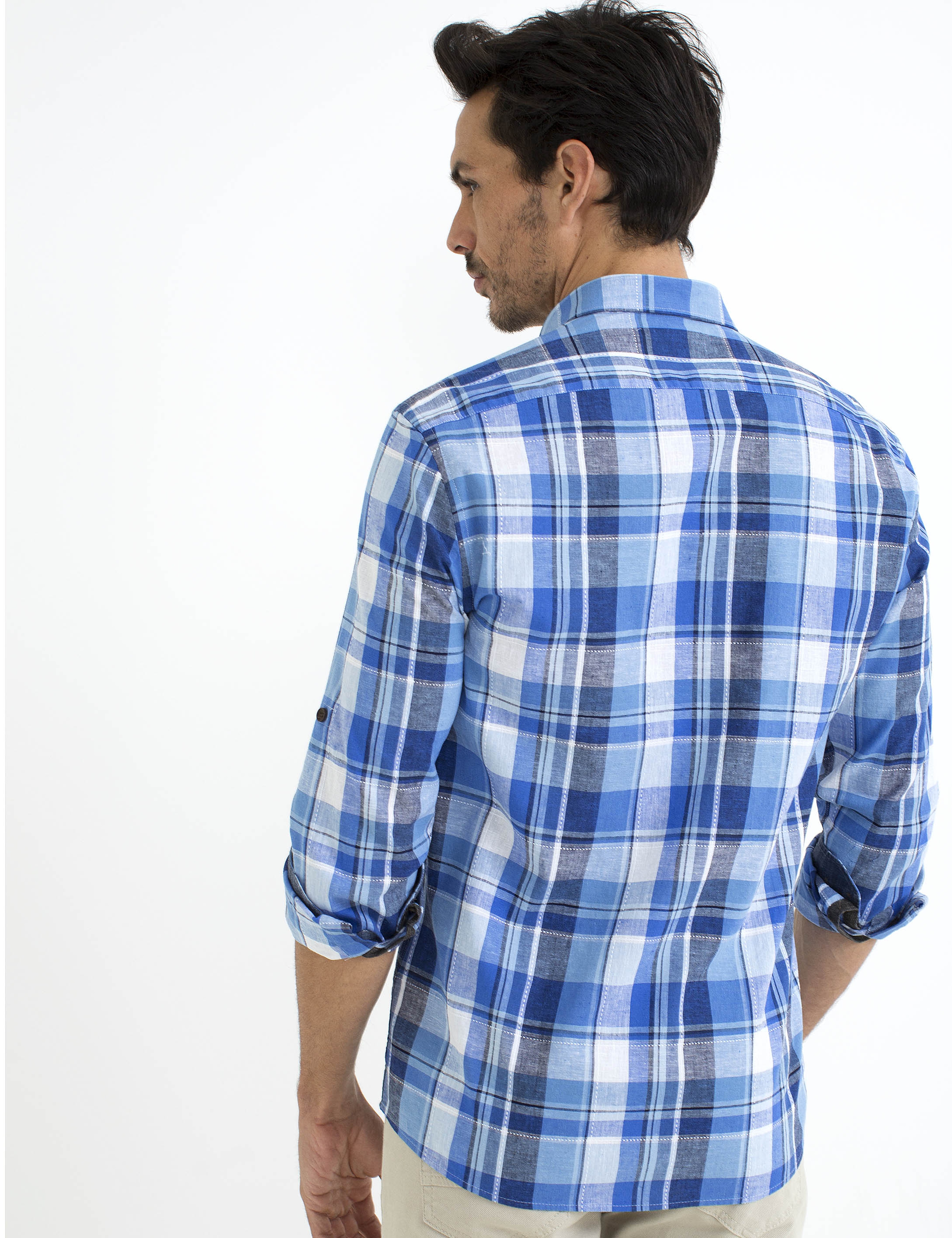 Saks Slim Fit Uzun Kollu Gömlek - Image 3