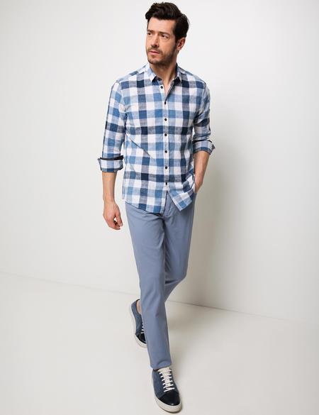Mavi Slim Fit Uzun Kollu Gömlek - 50186231019