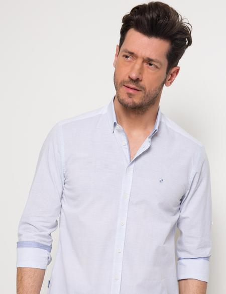 Slim Mavi Gömlek - 50186332007