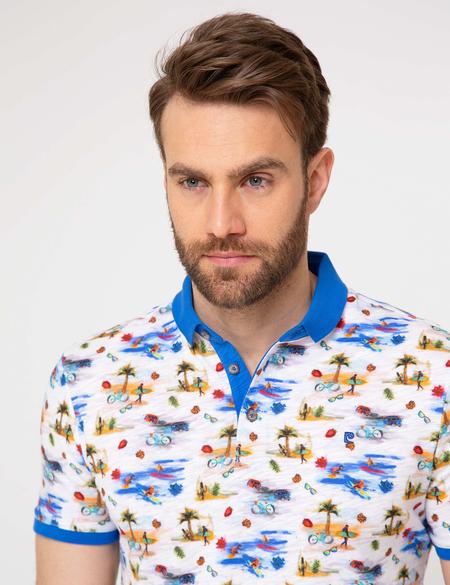 Saks Slim Fit Tişört - 50186340007