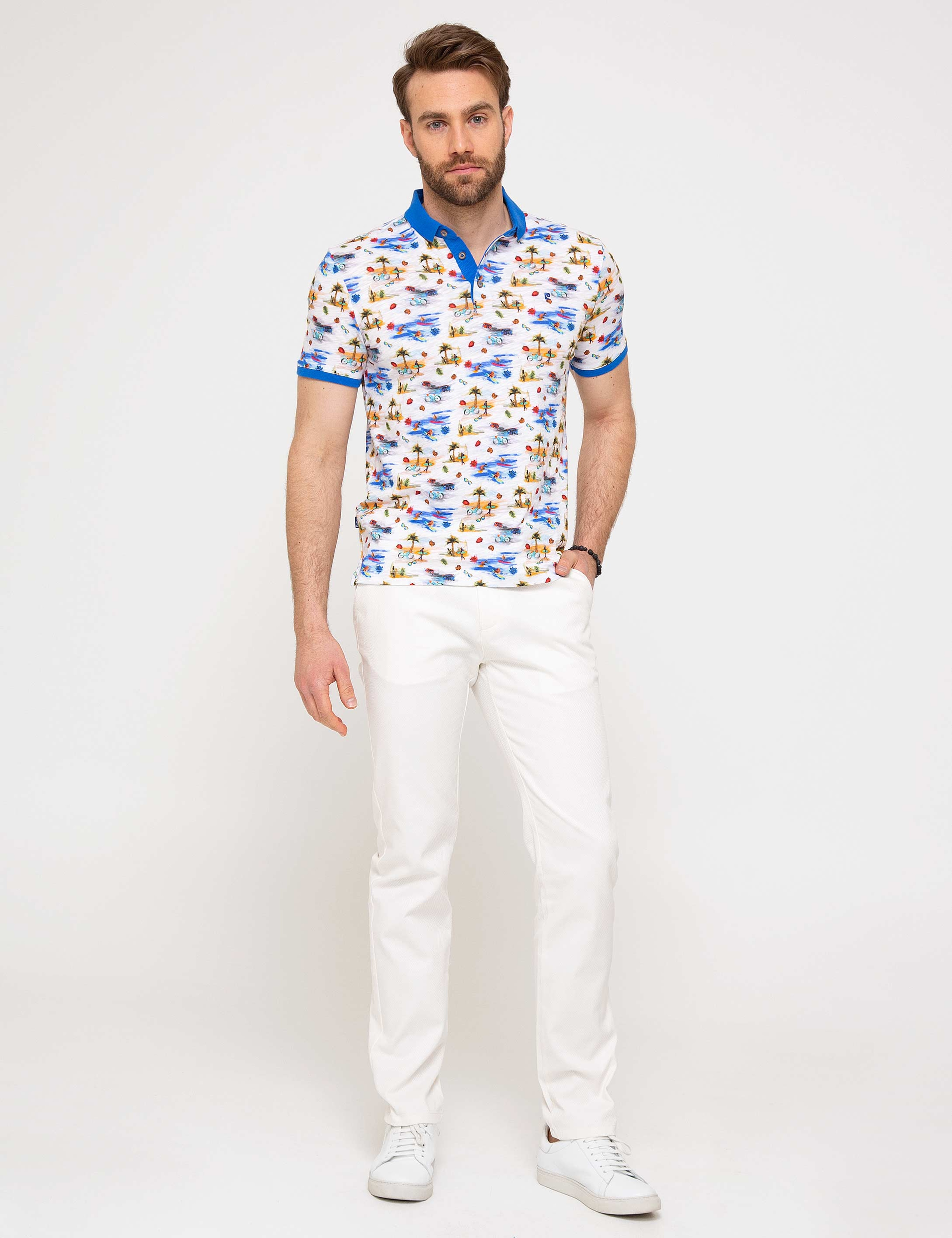 Saks Slim Fit Tişört - Image 1