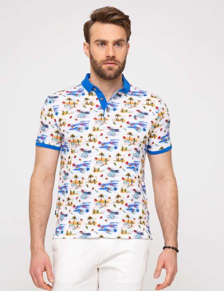 Saks Slim Fit Tişört - 50186340007