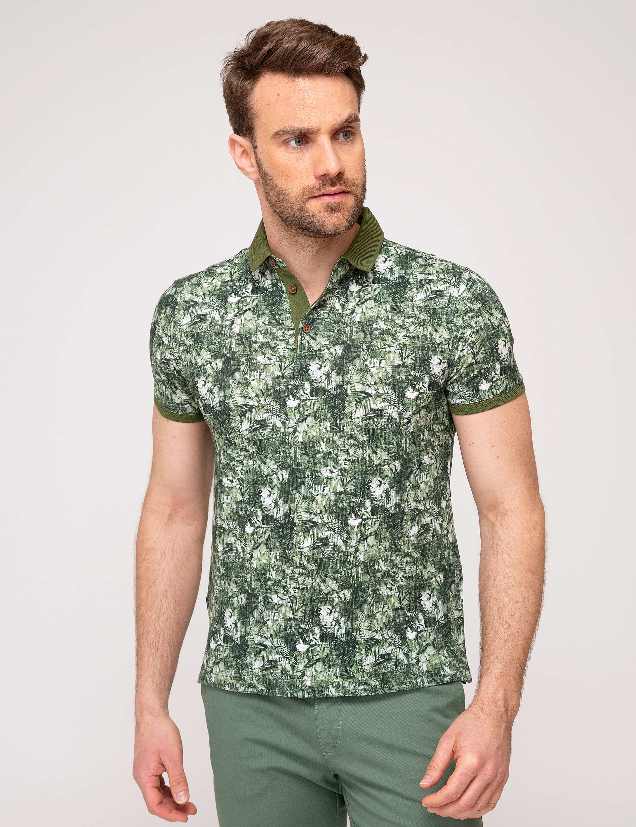 Yeşil Slim Fit T-Shirt