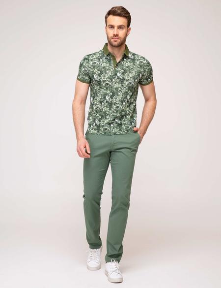 Yeşil Slim Fit T-Shirt - 50186350023
