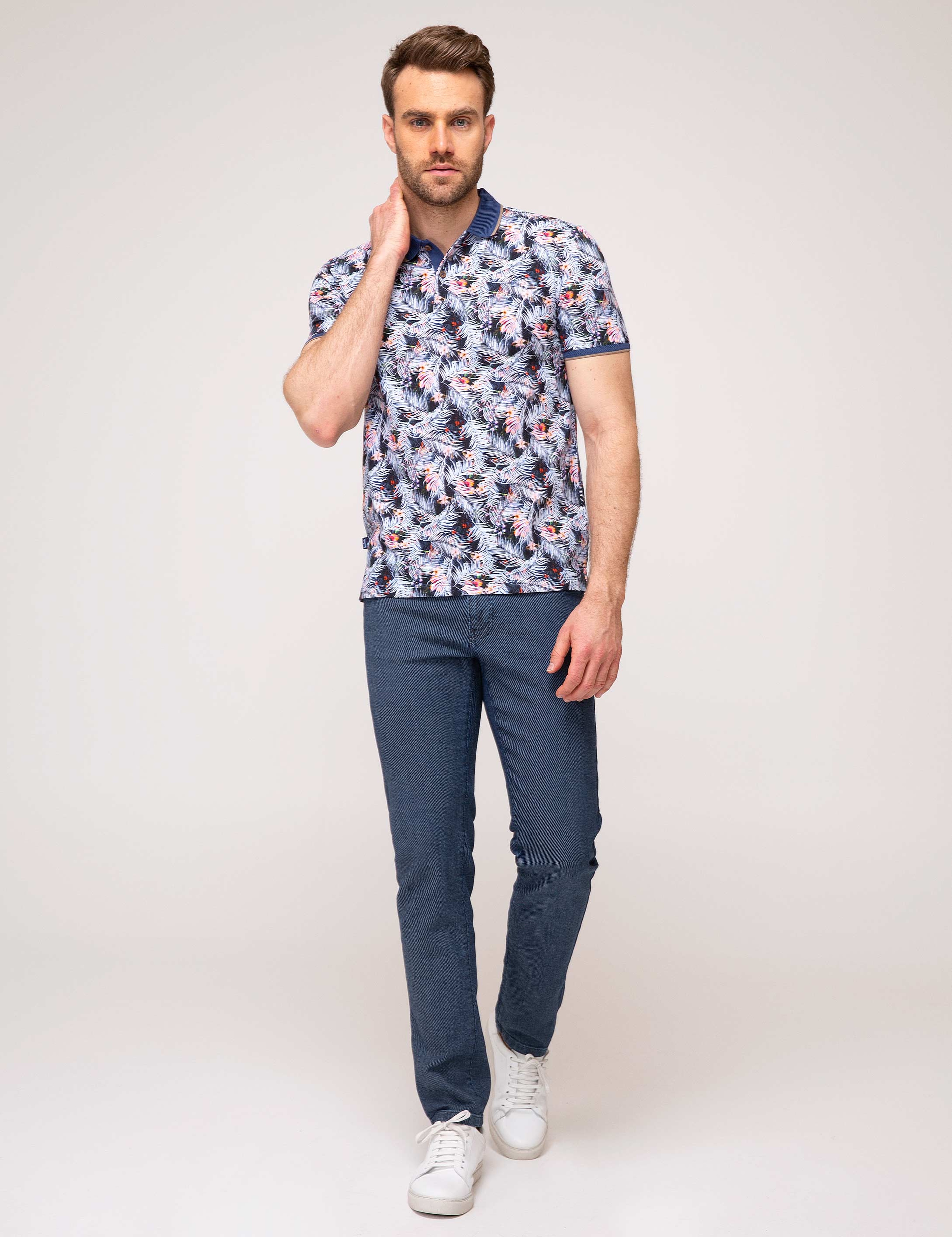 İndigo Slim Fit Tişört - Image 2