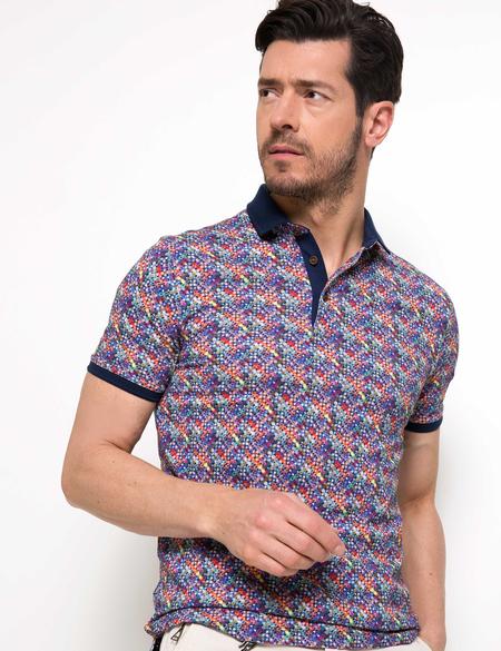 Çok Renkli Slim Fit Tişört - 50186352002