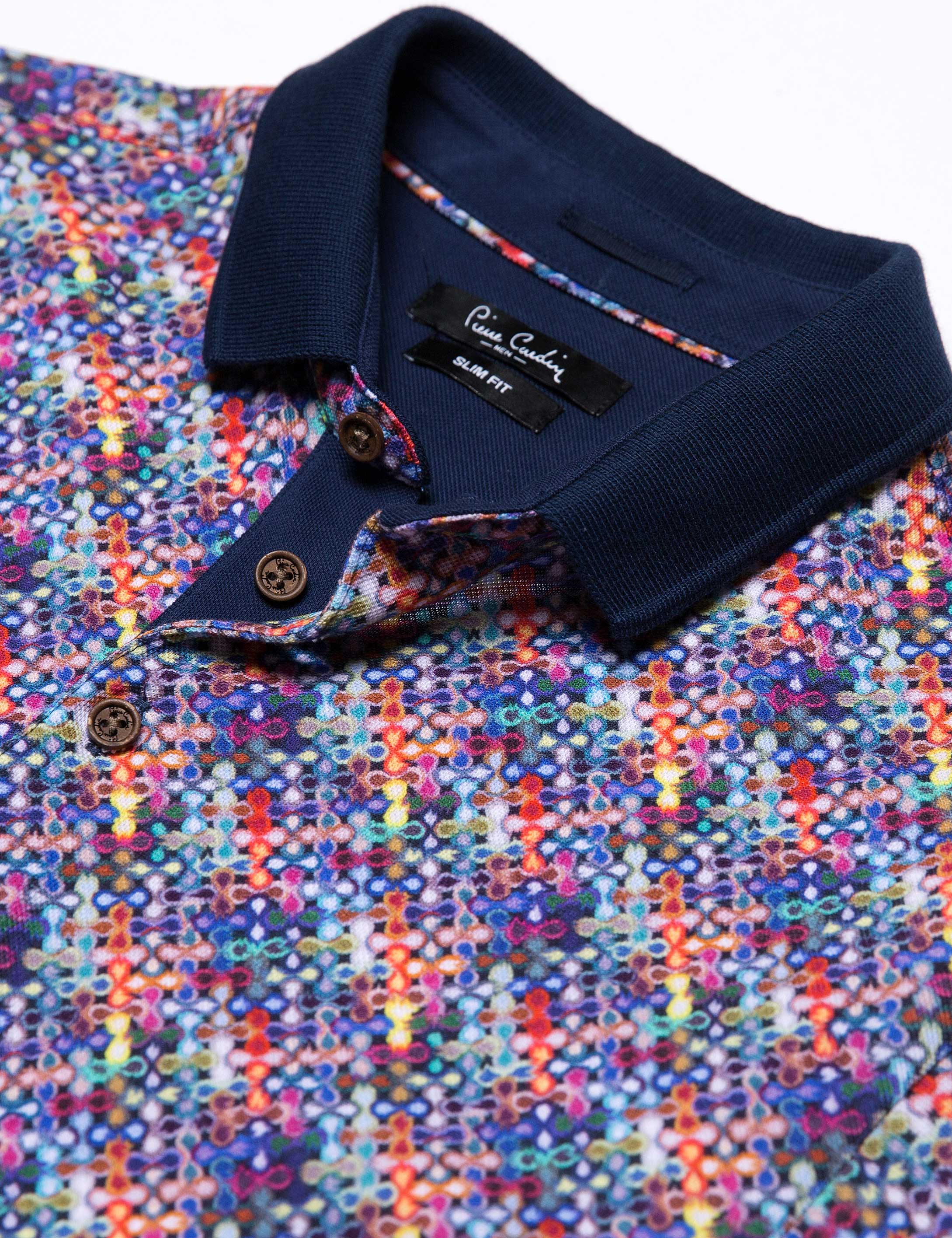 Çok Renkli Slim Fit Tişört - Image 4