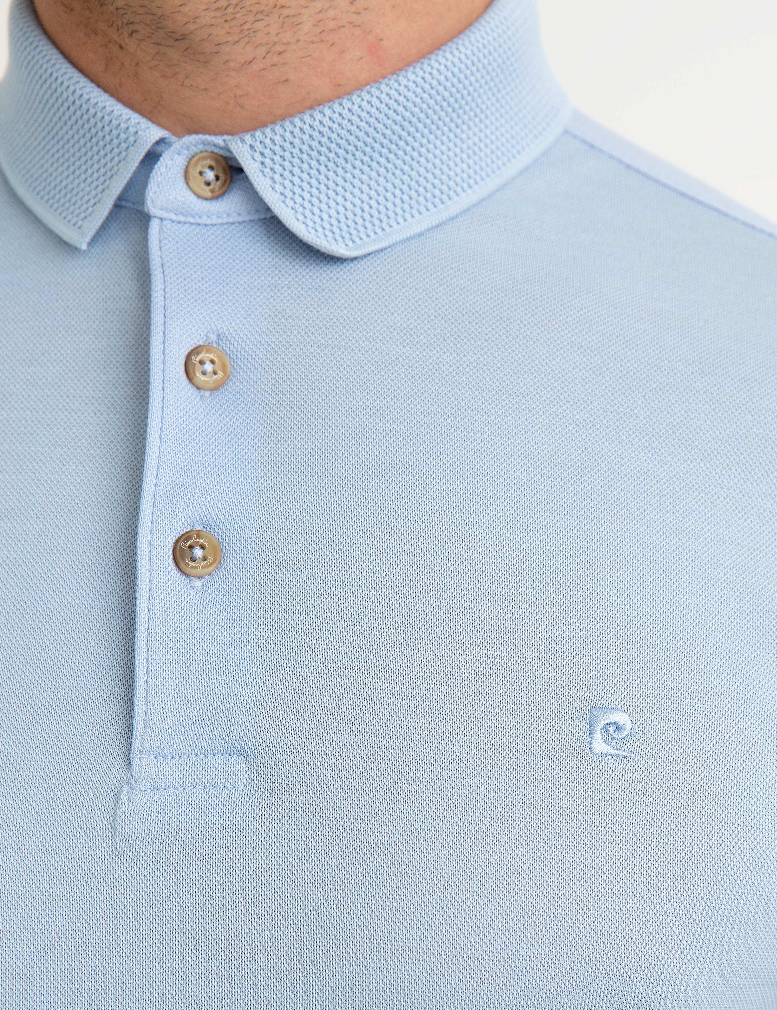 Açık Mavi Slim Fit Basic T-Shirt