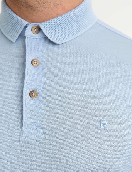 Açık Mavi Slim Fit Basic T-Shirt - 50186356034