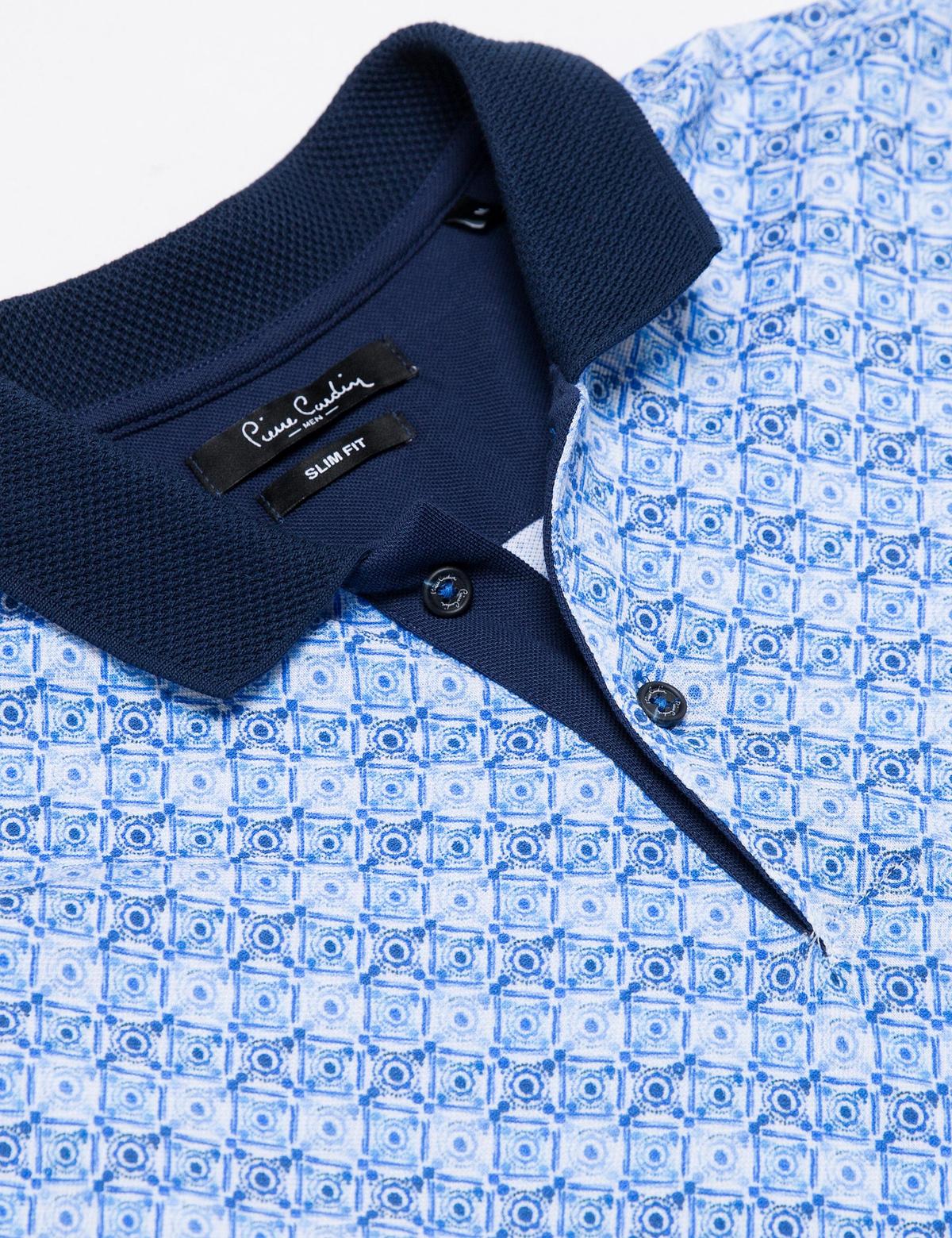 Lacivert Slim Fit Polo Yaka T-Shirt - 50186363004