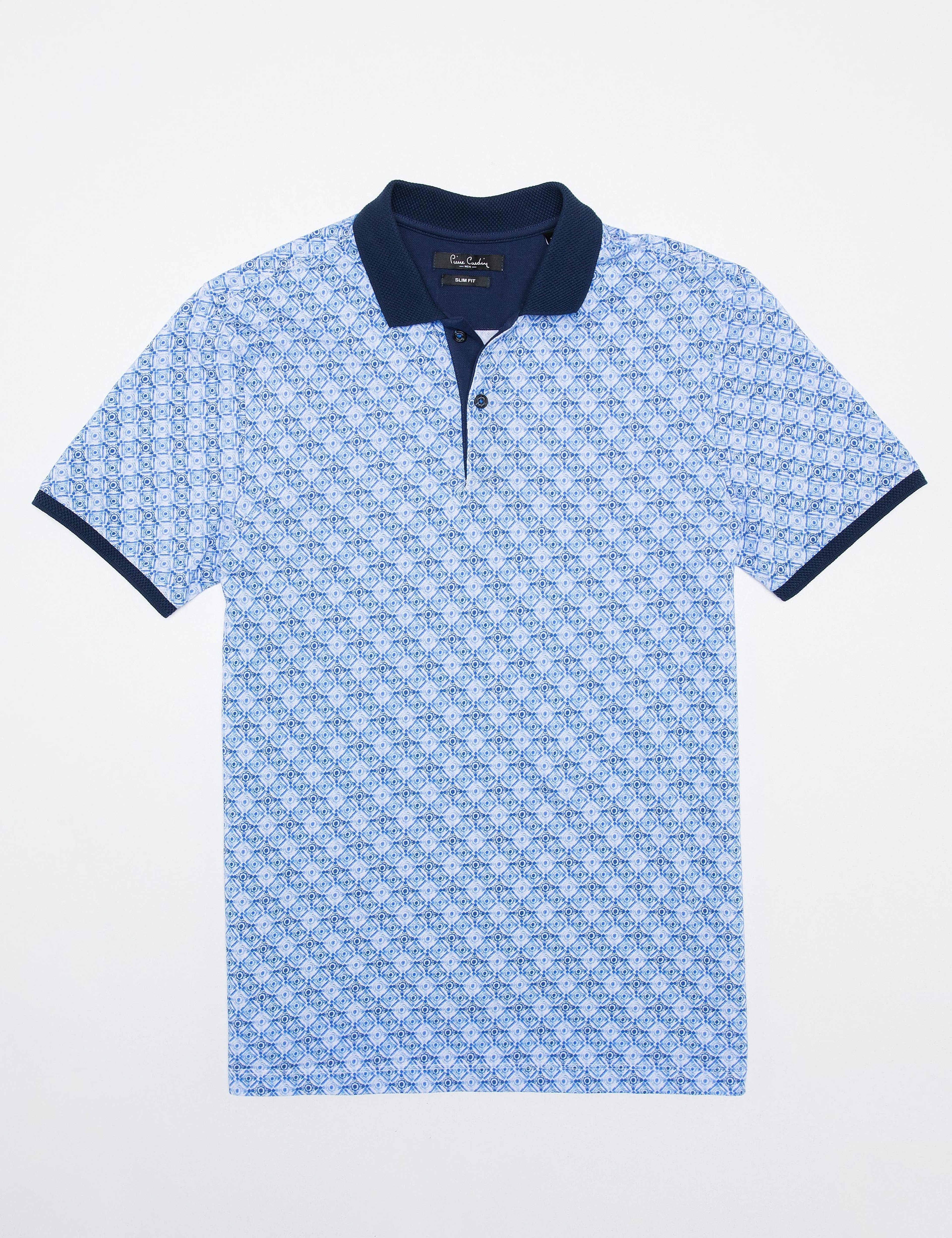 Lacivert Slim Fit Polo Yaka T-Shirt - Image 3