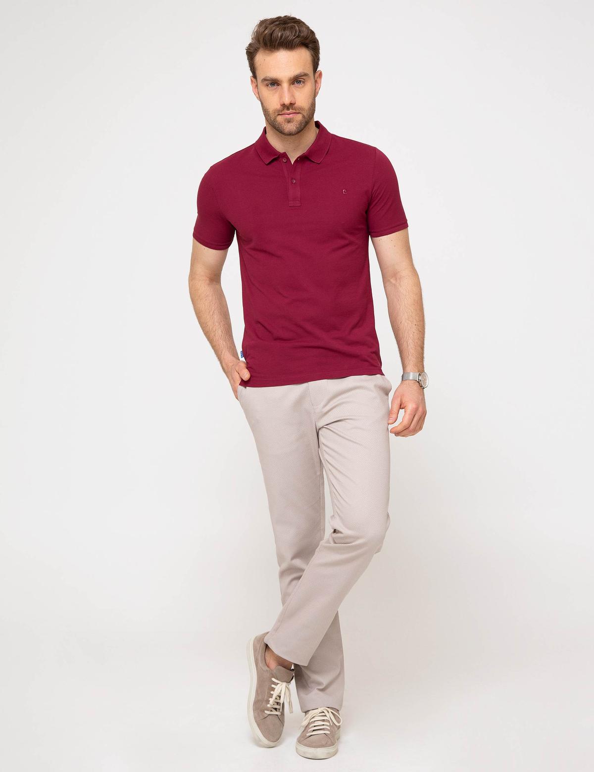 Bordo Tişört - 50186365105