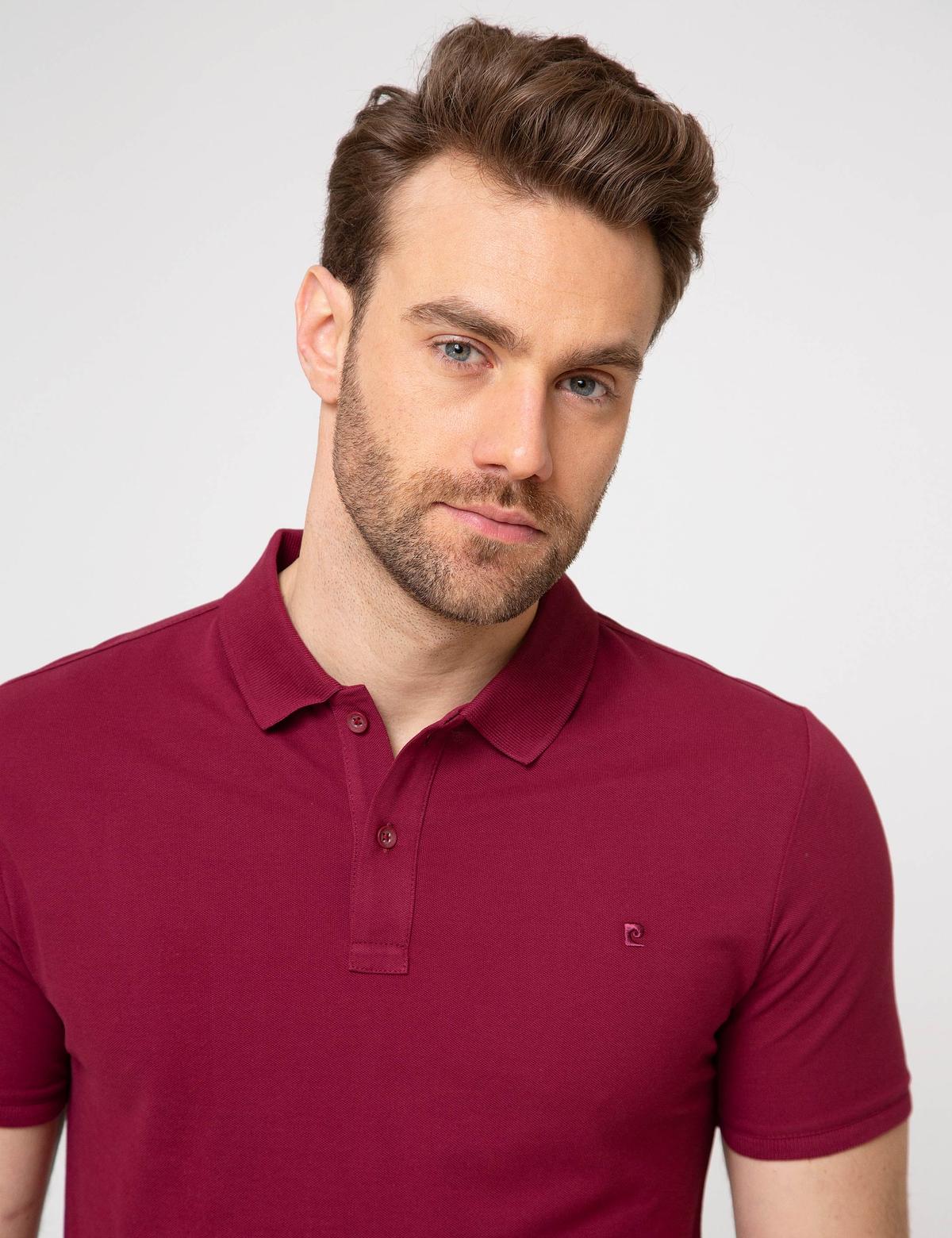 Bordo Tişört - 50186365105