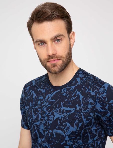 Lacivert Tişört - 50186386013