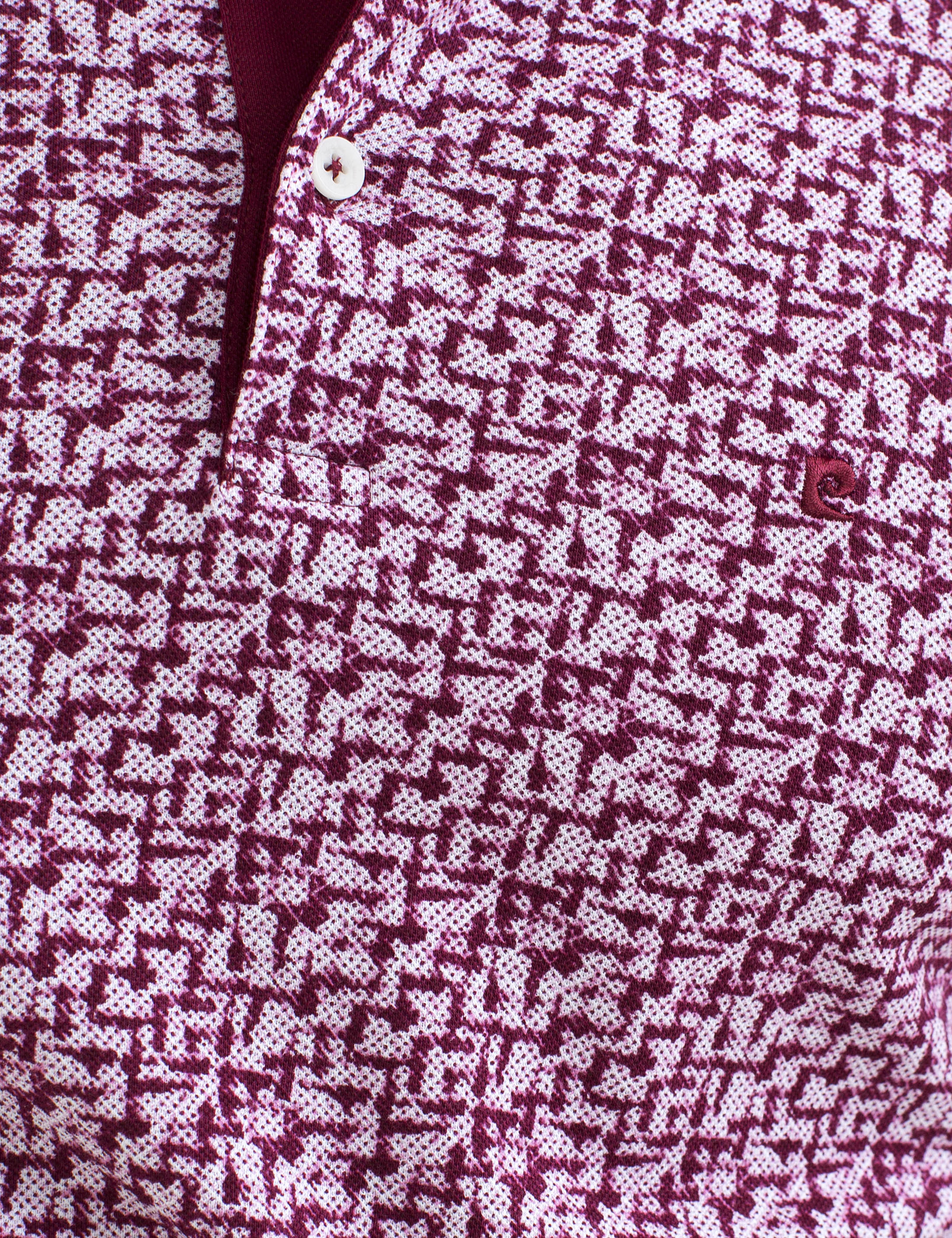 Bordo Slim Fit Polo Yaka T-Shirt