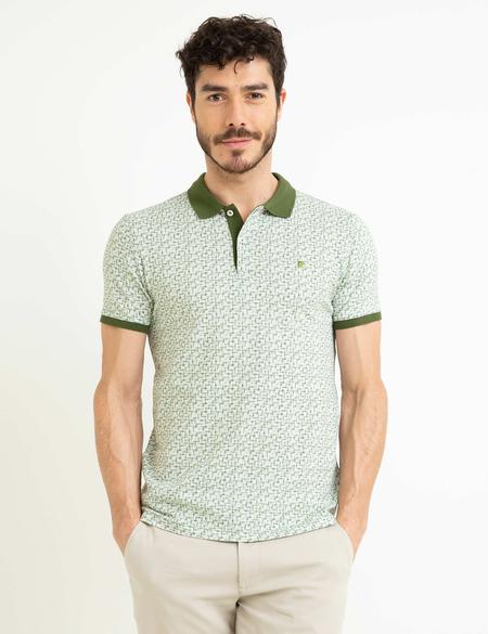 Yeşil Slim Fit T-Shirt - 50186390058