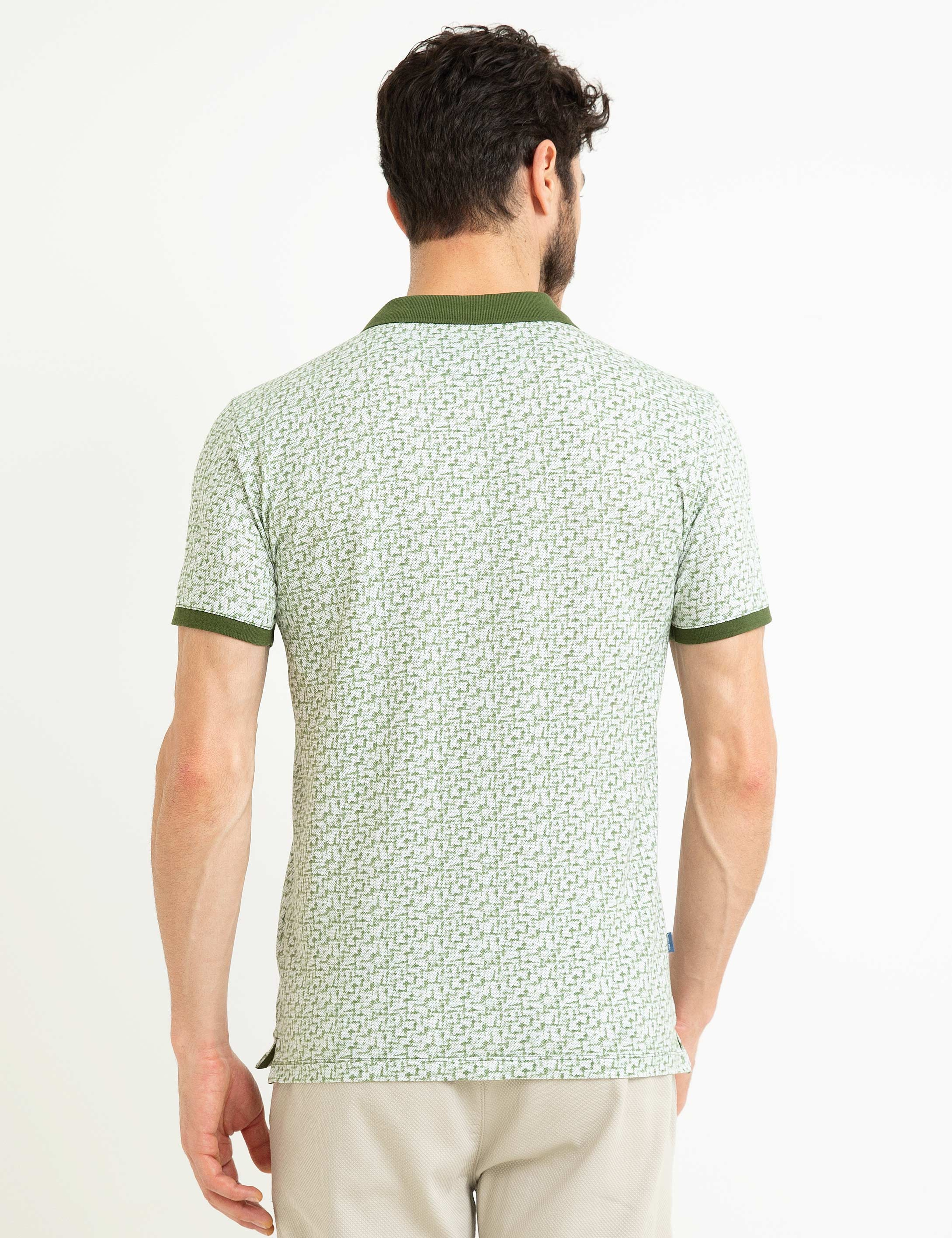 Yeşil Slim Fit T-Shirt - Image 2