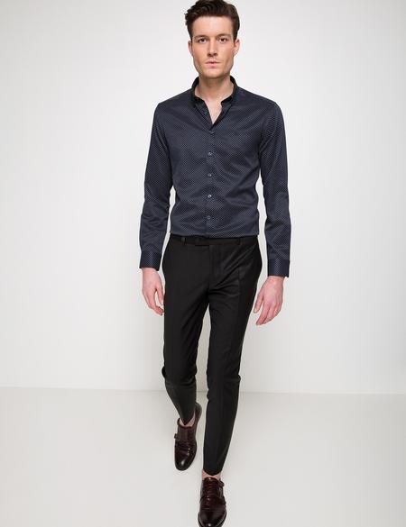 Gri Klasik Pantolon - 50186398074